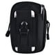thumbnail image 1 of Riñonera deportiva táctica portátil para exteriores, multifuncional, duradera, unisex, color negro, 1 of 5