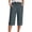 Bronze, variant on Womens Capri Pants 2026 Knee Length Cotton Linen Capris Summer Straight Leg Loose Beach Bermuda Shorts with Pockets Linen Beach Shorts Women (S-5XL)