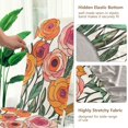 thumbnail image 5 of Yayeee 2 Pack Dining Chair Covers Stretch Parson Chairs Slipcovers Seat Protector, Hand Drawn Floral, 5 of 6