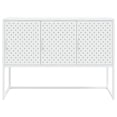 thumbnail image 3 of vidaXL Sideboard White 105x35x75 cm Steel 1 Shelf, 3 of 5