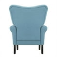 thumbnail image 7 of Spirit up Art 31.5" Wide Fabric Tufted Armchair in Blue, 7 of 7