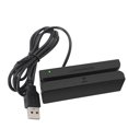 thumbnail image 1 of fashionhome USB Card Swipe Reader Credit Debit ID Attendance Card 3 Tracks Portable Reader with LED Light Buzzer, 1 of 9