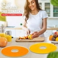 thumbnail image 2 of Flexzion Dehydrator Fruit Roll Trays - Round Nonstick Reusable Plastic Dehydrator Sheets (11 7/8 Inch) for Creating Homemade Fruit Leathers, Vegetable Purees, & Liquid-Based Snacks (2 Pack), 2 of 8