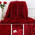 thumbnail image 5 of jiaroswwei 80x120cm Soft Fluffy Shaggy Warm Bed Sofa Bedspread Bedding Sheet Throw Blanket, 5 of 8