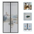 thumbnail image 2 of Puerta mosquitera magnética reforzada, manos libres, cortina de malla resistente, autosellante, que mantiene alejados a los insectos, apta para mascotas y niños, 2 of 8