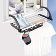 thumbnail image 3 of Balcony Radiator Tumble Stainless Steel Hanging Dryer Balcony Radiator Wall Clothes Holder, 3 of 5