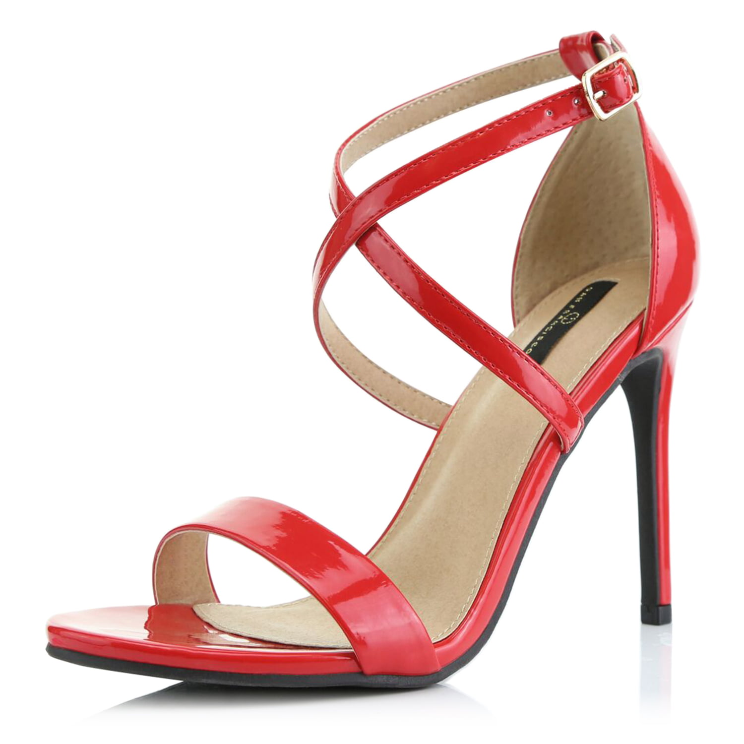 RYLKO High Heel Sandal red casual look Shoes High-Heeled Sandals High Heel Sandals 