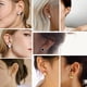 thumbnail image 2 of Juego de 8 pares de aretes de tuerca para mujer, circonita cúbica, aretes de tuerca con nudo dor, perlas sintéticas, arete simples para mujer, Circonita cúbica Acero inoxidable, cristal, 2 of 3