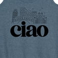 thumbnail image 3 of Instant Message - Ciao - Women's Racerback Tank Top, 3 of 6