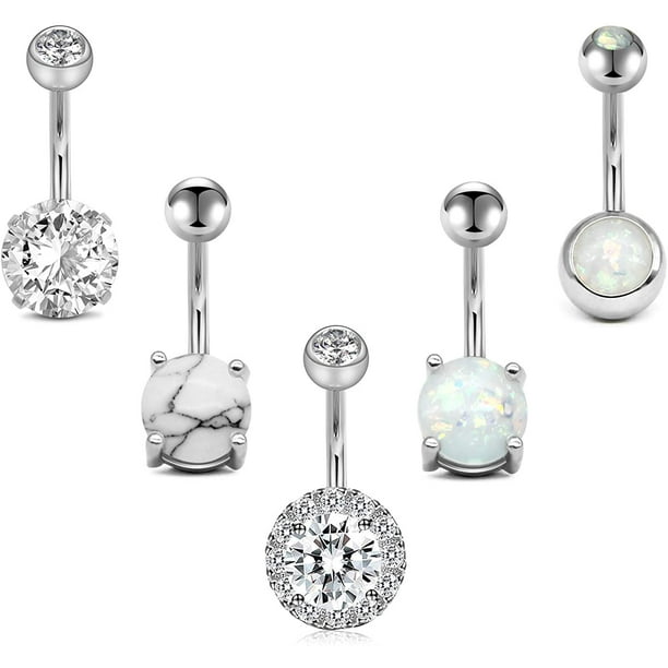 Cute belly piercing rings deals