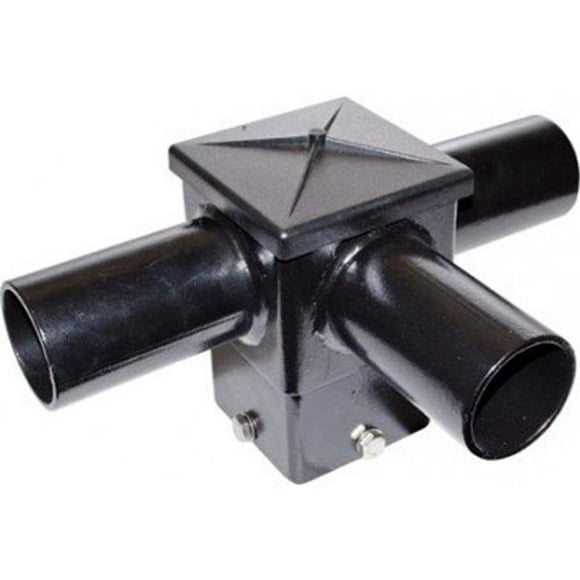 Dabmar Lighting P-BRK-ST7525-3-L-B 4 x 4 in. Post Mount with Three -3 Horizontal Arms, Black - 6.70 x 12 x 8 in.