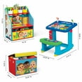 3Piece Art & Play Toddler RoominaBox by Delta Children Includes Draw & Play Desk