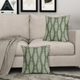 thumbnail image 3 of Sage Green Pillow Covers 16x16 Set of 2 Boho Pattern Cream Herringbone Geometric Print Bohemian Ethnic Print Decorative Throw Pillows Outdoor Pillowcase Farmhouse Cushion Case Couch Sofa Bed Decor, 3 of 5