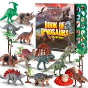 Interactive Dinosaur Sound Book, 12 Large Dinosaur Toys for Kids, Toddlers, Child, Audiobook, Boys