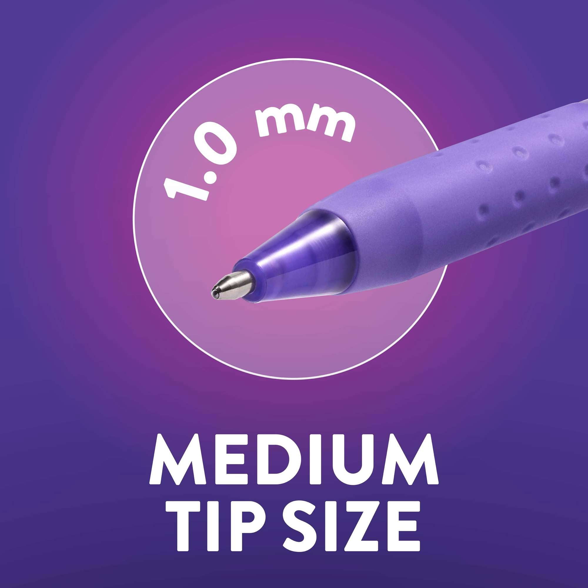 Paper Mate InkJoy 300RT Ballpoint Pens, Fashion Wraps, Retractable, Medium Point, Assorted, 6 Count