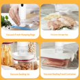 thumbnail image 4 of Electric Air Pump Portable Handheld Rechargeable Vacuum Sealer Machine Vacuum Air Pump,for Food Storage (white), 4 of 5
