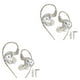 thumbnail image 2 of Matsuzay Auriculares ZX3 con cable, portátiles, dinámicos, de 360 grados, en la oreja, para transmisión en vivo, para correr, Tipo 3 con Type1 NO1, 2 of 6