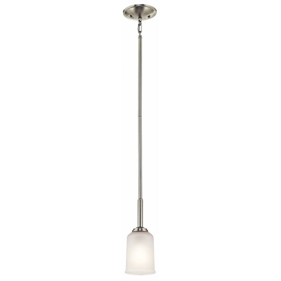 43674NI Kichler Lighting Shailene - 1 light Mini Pendant - 4.25 inches wide-Brushed Nickel Finish    -Traditional Installation