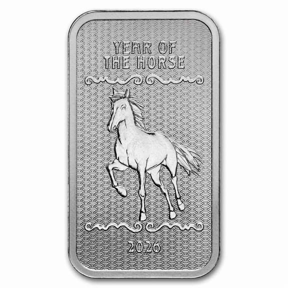 5 oz Silver Bar - 2026 APMEX Year of the Horse (Series 2)