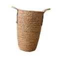 thumbnail image 2 of Canasta de plantería tejida de paja Cubierta de maceta de flores Casilla de planta de planta de planta de planta para la sala de estar Decoración del M, 2 of 8