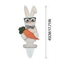 thumbnail image 4 of 1PCS Funny Easter BunnyEgg Carrot Garden Stake Wooden BunnyDecorative Garden Stakes Easter Decorations Welcome Signs Rabbits Happy Easter Spring Decor for Outdoor Festival Home Party Supplies, 4 of 5