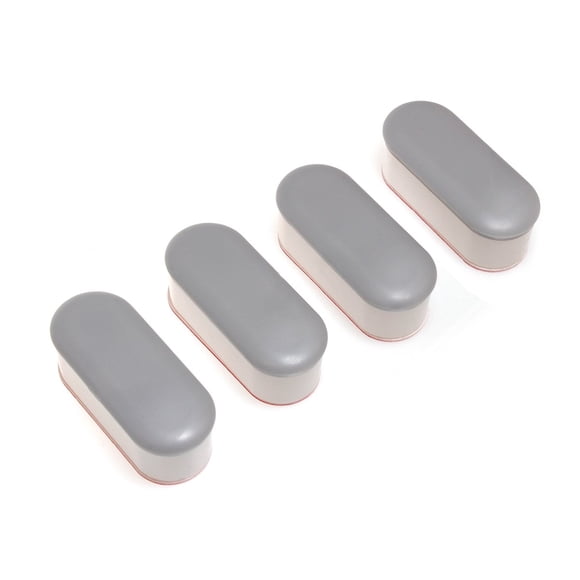 Kit de protectores de asiento de inodoro LUXE universal, 4 piezas