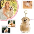 thumbnail image 2 of Dog Hair Keepsake Capsule Keychain Translucent Pet Fur Memorial Bottles with Keyring, Portable & Odor-Proof, Cute Dog Hair Collector Storage for Pet Lovers, 2 of 9