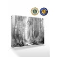thumbnail image 2 of Grey Wall Art for Living Room, Canvas Picture Wall Decor for Bathroom Bedroom, Modern Oil Painting Art Forest Painting Artwork for Office Kitchen Hallway Dining Room Home Decorations 20"x24", 2 of 8