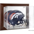 thumbnail image 5 of Miami Dolphins Brown Framed Wall-Mountable Logo Helmet Case, 5 of 7
