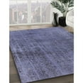 thumbnail image 3 of Ahgly Company Machine Washable Indoor Rectangle Industrial Modern Periwinkle Purple Area Rugs, 6' x 9', 3 of 7