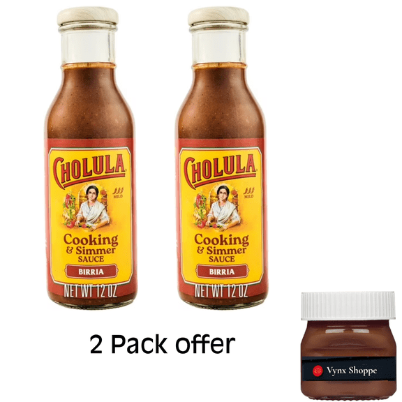 Cholula Birria Cooking & Simmer Sauce, 12.0 fl oz Bottle