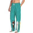thumbnail image 2 of Daiia Cute Cat Paw And Dog Men's Sleep Pant with Pockets and Drawstring,Pajama Pants-Large, 2 of 9