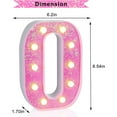 thumbnail image 2 of Pink letter light with flashing proposal romantic confession modeling light wedding night light arrangement light(O), 2 of 7