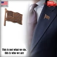 thumbnail image 3 of American Flag, USA, U.S. Flag, Old Glory, Stars & Stripes, Copper Plated, Hat, Lapel, Brooch, Pin, Pins, Jewelry, Made in USA, Over 30 Patriotic Designs Available. Creative Pewter Designs. AC173, 3 of 8