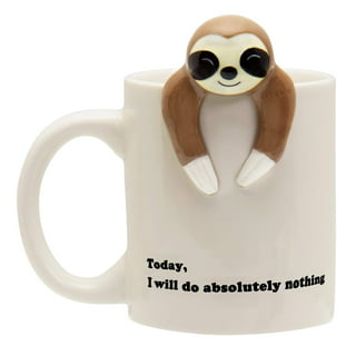 Sloth Mug - 12 oz ceramic latte mug – The Traveling Teapot
