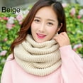 thumbnail image 6 of Grofry Women Scarf,Fall Winter Warm Solid Pullover Neckerchief Knitted Scarf, 6 of 7