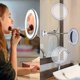 thumbnail image 3 of 10x Magnifying Makeup Mirror with Lights, Vanity Mirror, 3 of 5