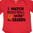 thumbnail image 4 of Inktastic I Watch Basketball with Grandpa Boys Long Sleeve Baby Bodysuit, 4 of 5