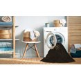 thumbnail image 2 of Ahgly Company Machine Washable Indoor Rectangle Transitional Chocolate Brown Area Rugs, 4' x 6', 2 of 7