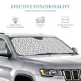 Noewx Strokes Texture Windshield Sun Shade Car Front Window Sunshade ...