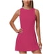 thumbnail image 1 of Vestido de Verano Casual de Mujer de Color Sólido sin Mangas Diseño de Cuello Redondo, Vestido Cómodo de Poliéster Ligero, 1 of 7