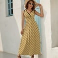 thumbnail image 5 of Ice Cream Cone Dress Fashion Boho Beach Long Dresses Female Party Printed Maxi Dress, 5 of 9