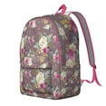 thumbnail image 2 of Country Farmhouse Floral Backpack – Rustic Bloom Pattern, Lightweight Travel Daypack with Comfortable Straps for Students and Teens, 2 of 5