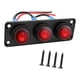 thumbnail image 5 of Panel de interruptores basculantes impermeable que reemplaza interruptor de encendido y apagado precableado. Panel de luz LED roja para camiones, 3 pandillas, 5 of 8