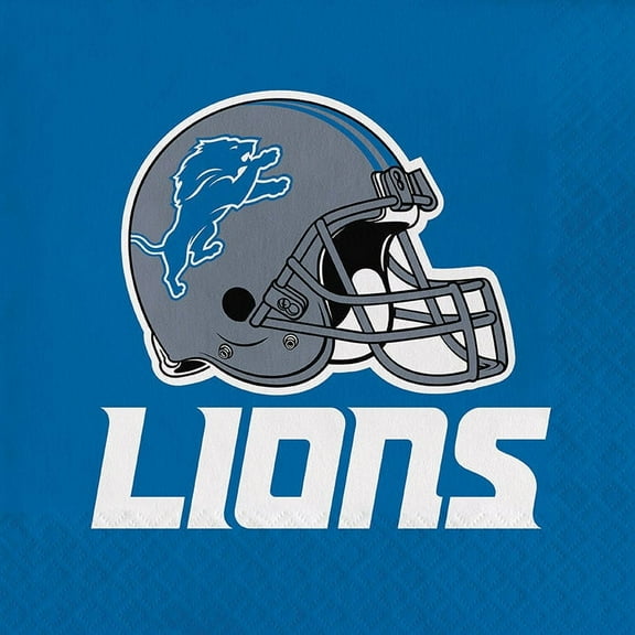 192 Count Bulk Pack Detroit Lions Luncheon Napkins