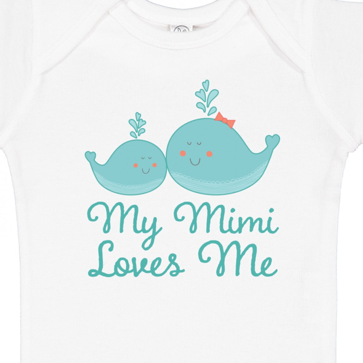 Inktastic My Mimi Loves Me Boys or Girls Baby Bodysuit