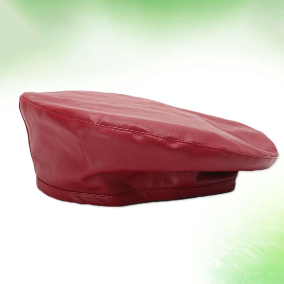 LOLIPPYY Beret Beanie Imitation Fashion Accessory 1Pcs Red