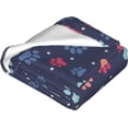 thumbnail image 5 of Dog Paw Throw Blanket Fleece Flannel Blankets Couch Sofa Bed Blanket for Kids Teen Adults, 5 of 6