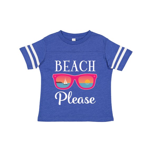 Inktastic Beach Please Sunglasses Girls Toddler T-Shirt