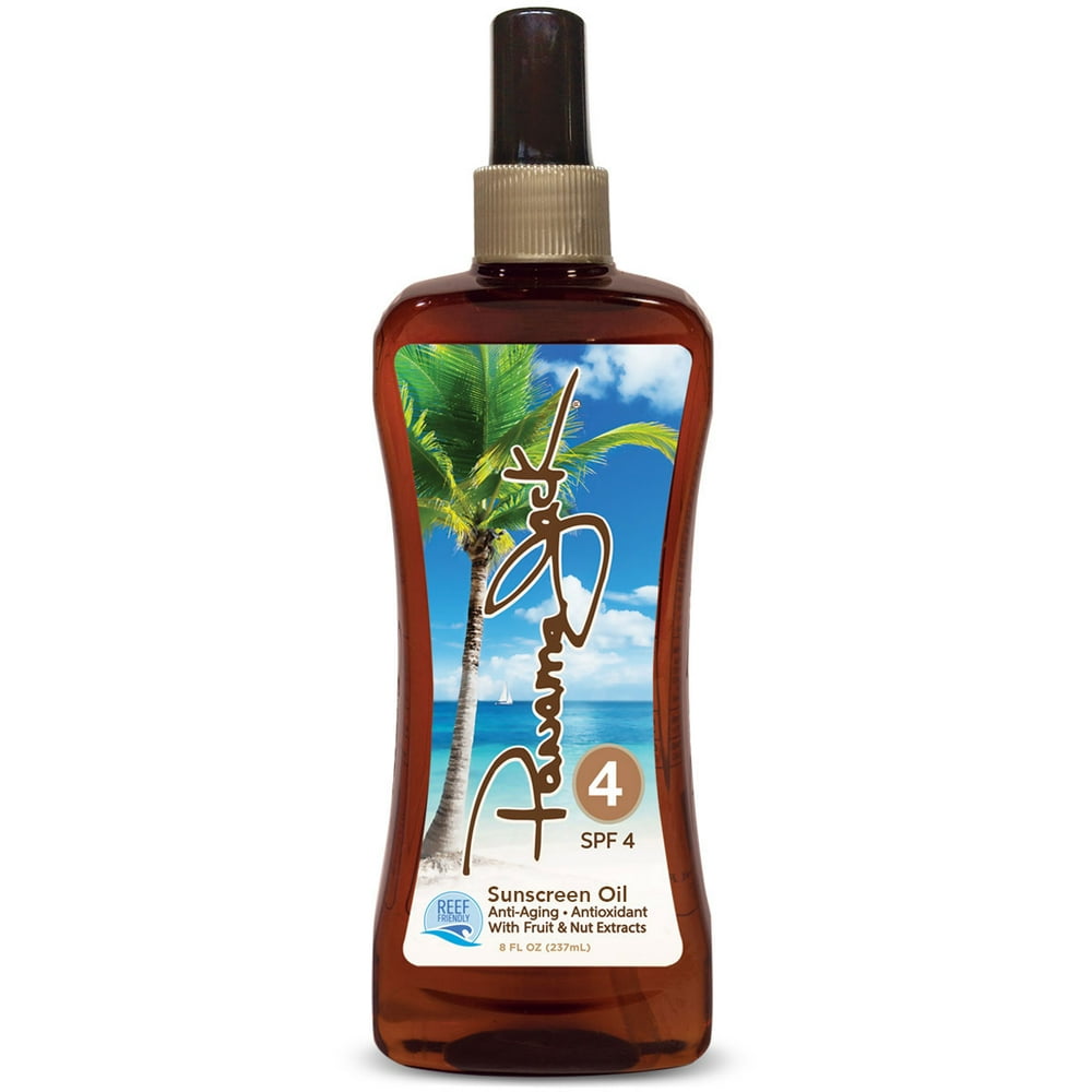 Panama Jack Sunscreen Tanning Oil SPF 4, Reef Friendly, PABA, Paraben